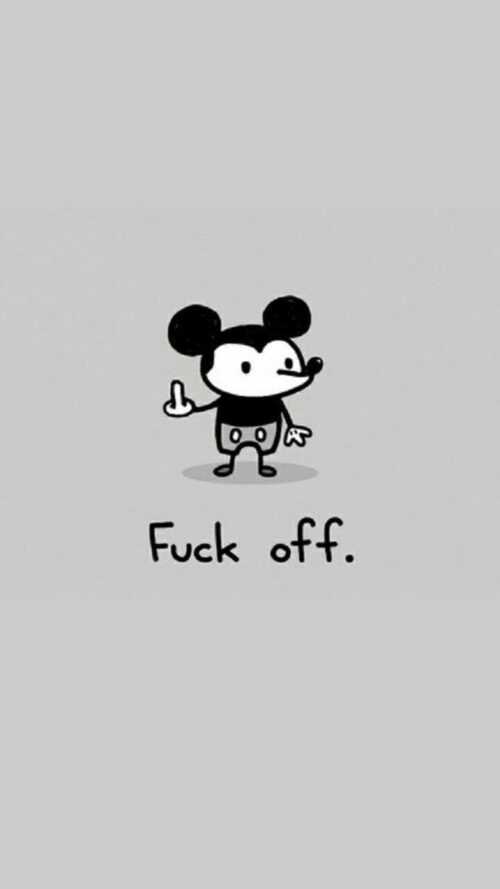 Mickey Mouse Middle Finger Wallpaper Ixpap The Best Porn Website