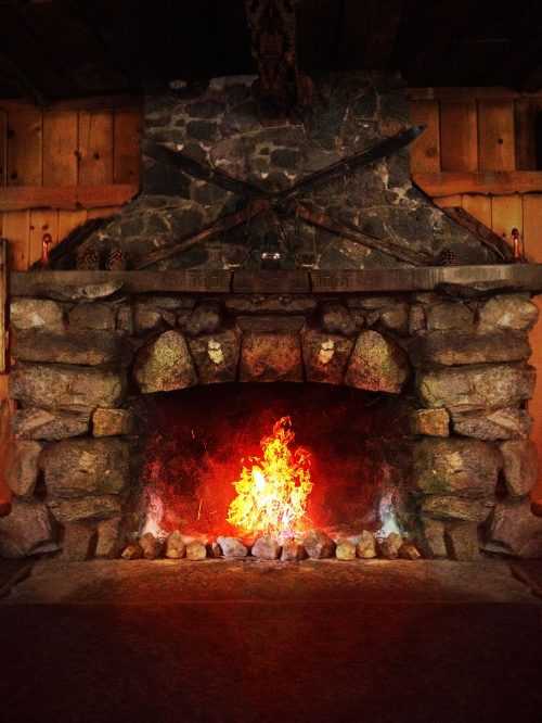 Fireplace Wallpaper - iXpap