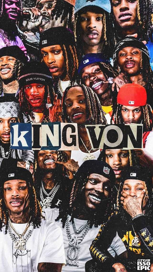 Download King Von American Rapper Wallpaper