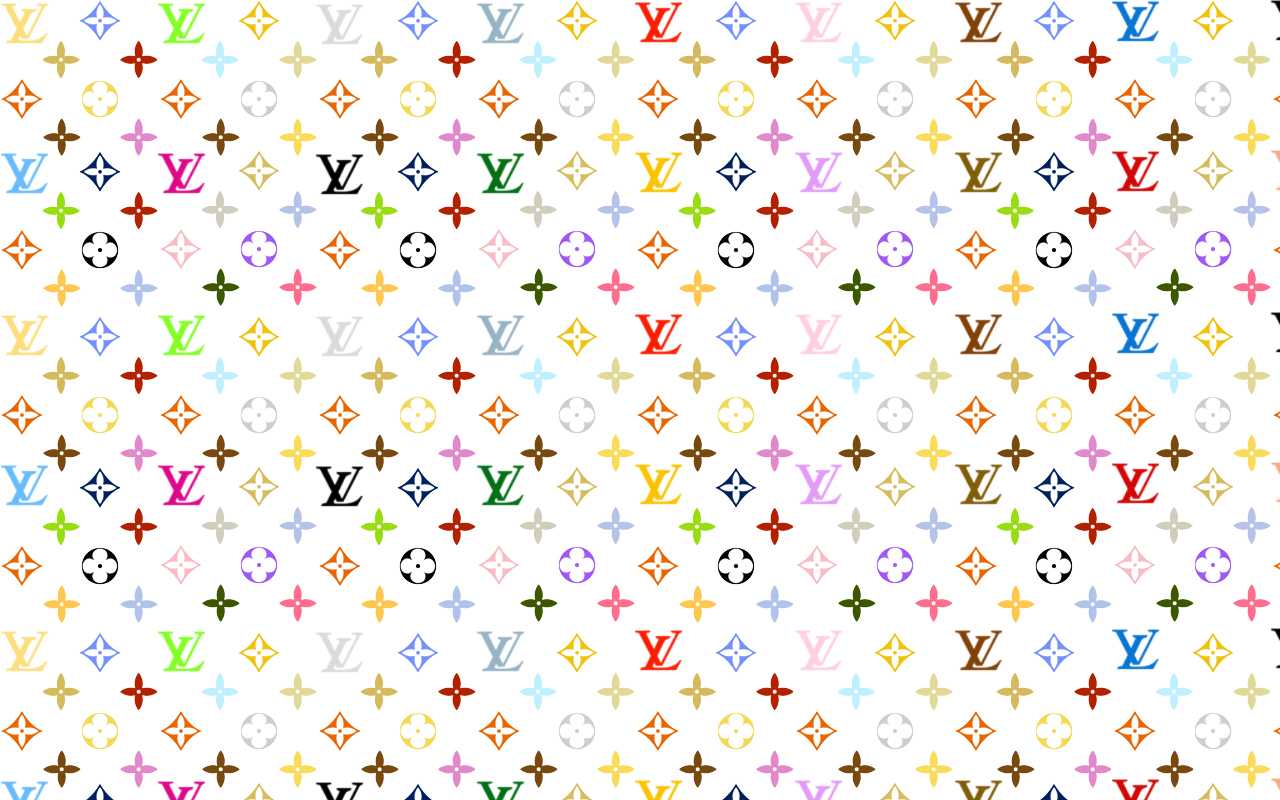 Download Rainbow Louis Vuitton Phone Wallpaper