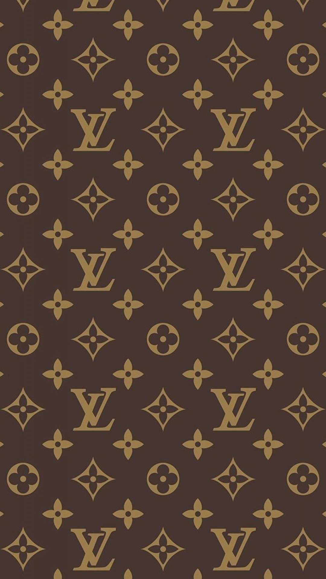 Wallpaper Logo Louis Vuitton 4K