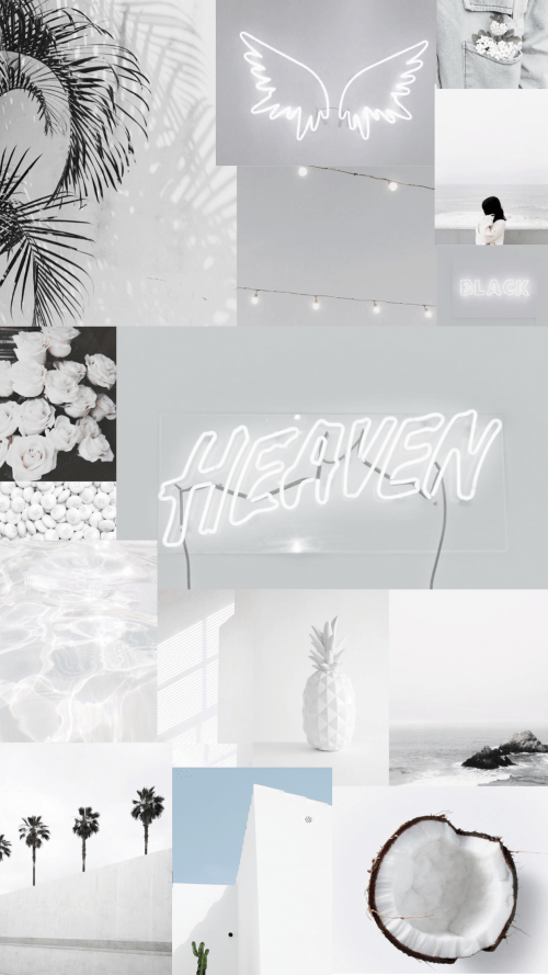 Desktop White Aesthetic Wallpaper - iXpap