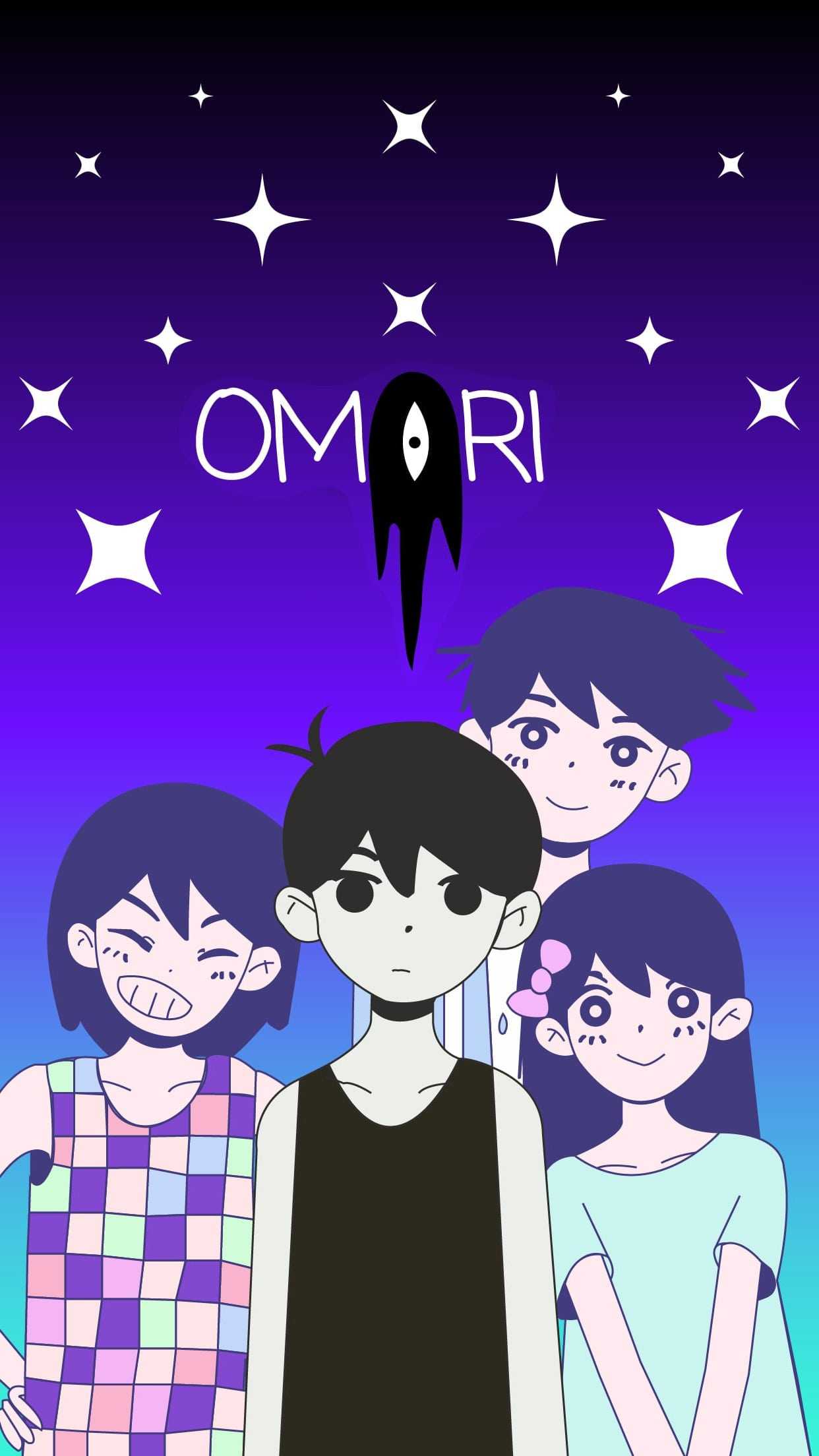 Омори. Omori фон. Omori заставка. Омори игра.