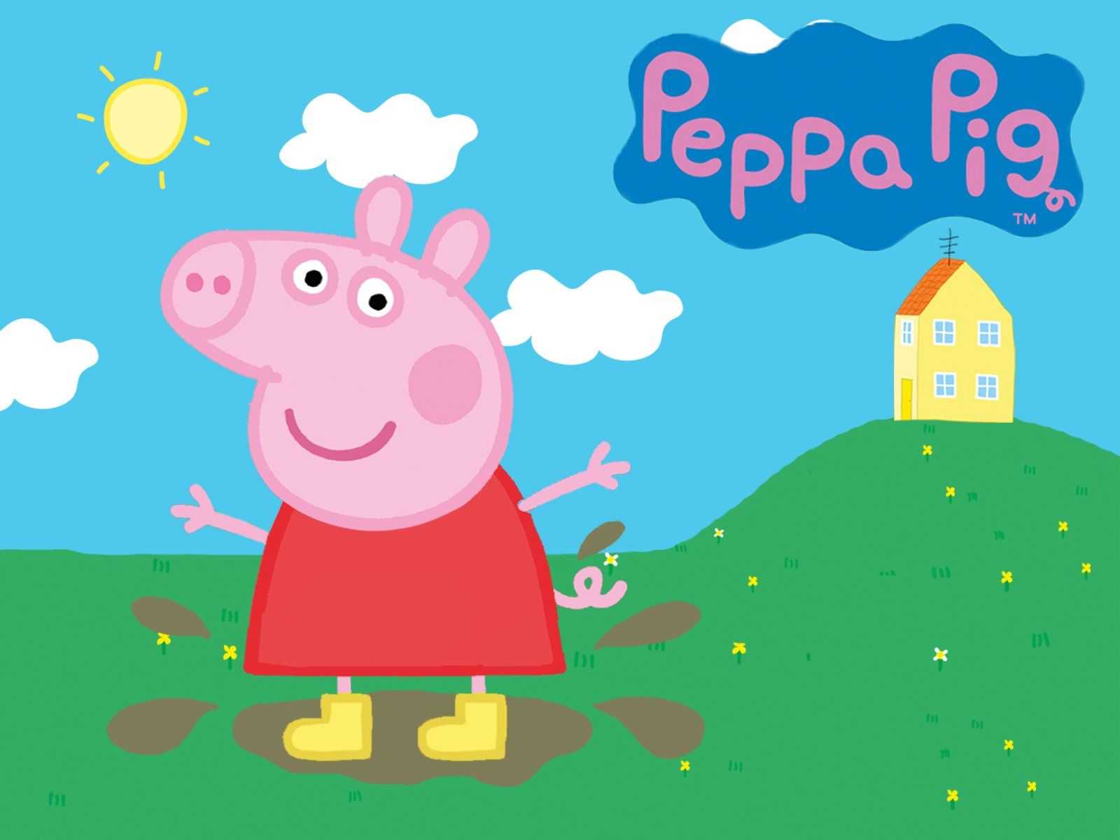 Peppa Pig House Wallpaper - iXpap