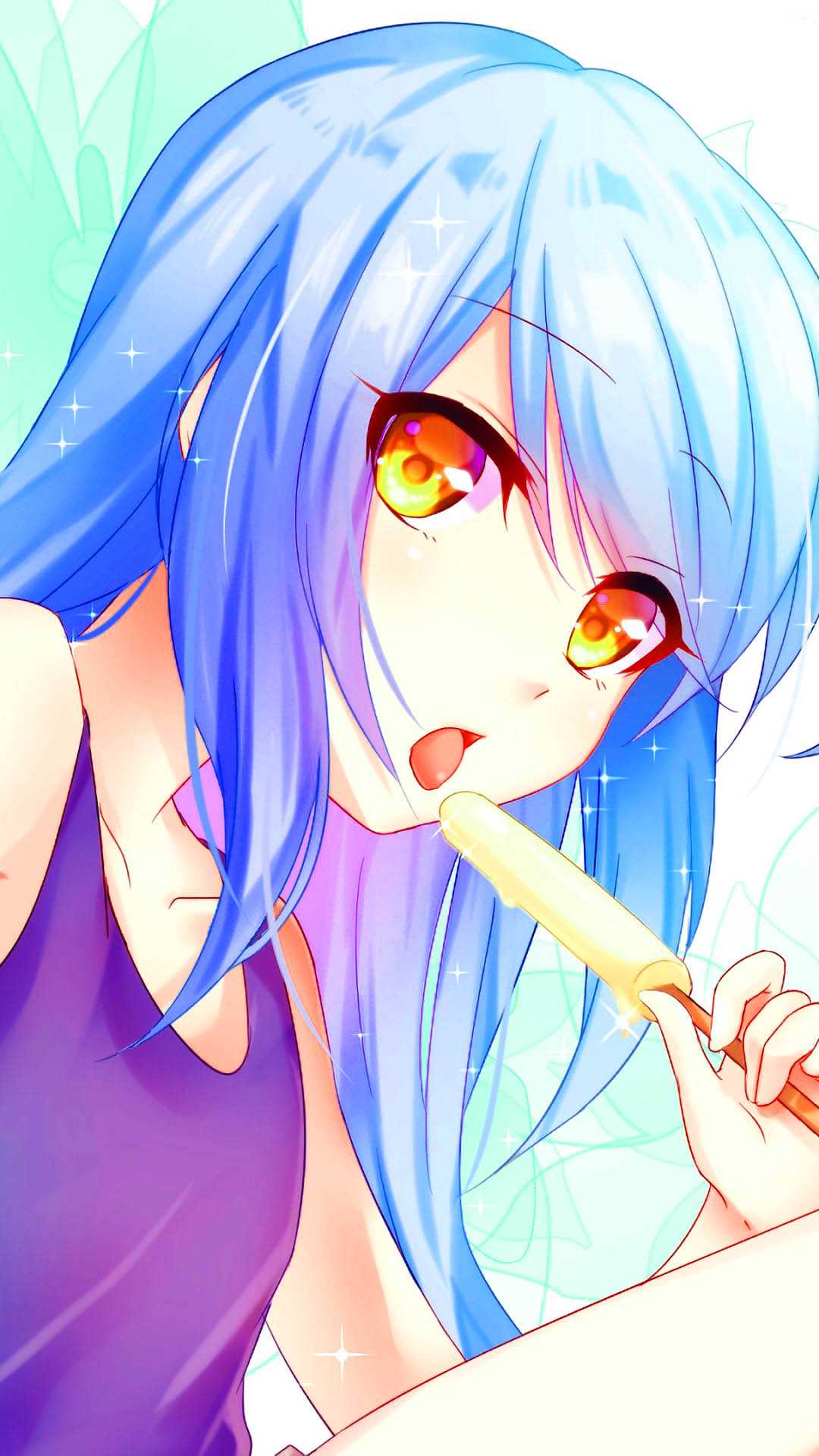 Anime, -in-, anime girls, blue hair, yellow eyes, Rimuru, Tensei Shitara Slime  Datta Ken, HD phone wallpaper