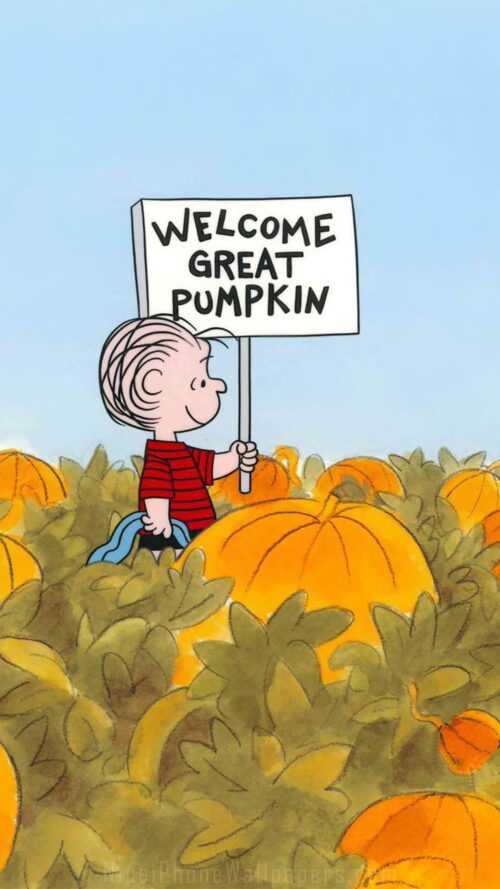 Welcome Great Pumpkin Wallpaper - iXpap