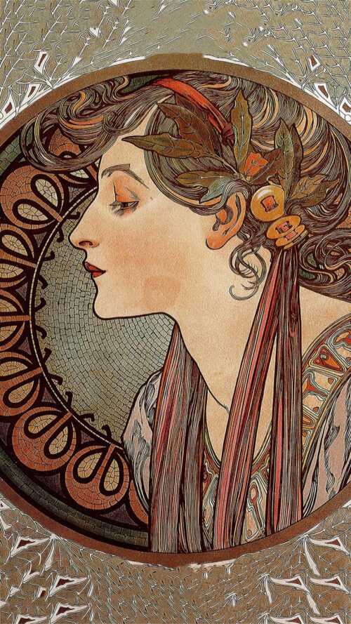 Alphonse Mucha Wallpaper - iXpap