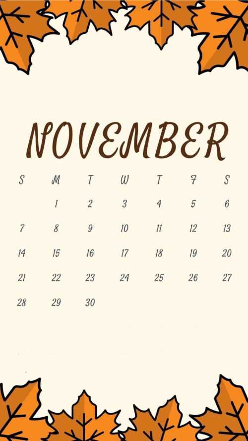 November 2021 Calendar Wallpaper - iXpap