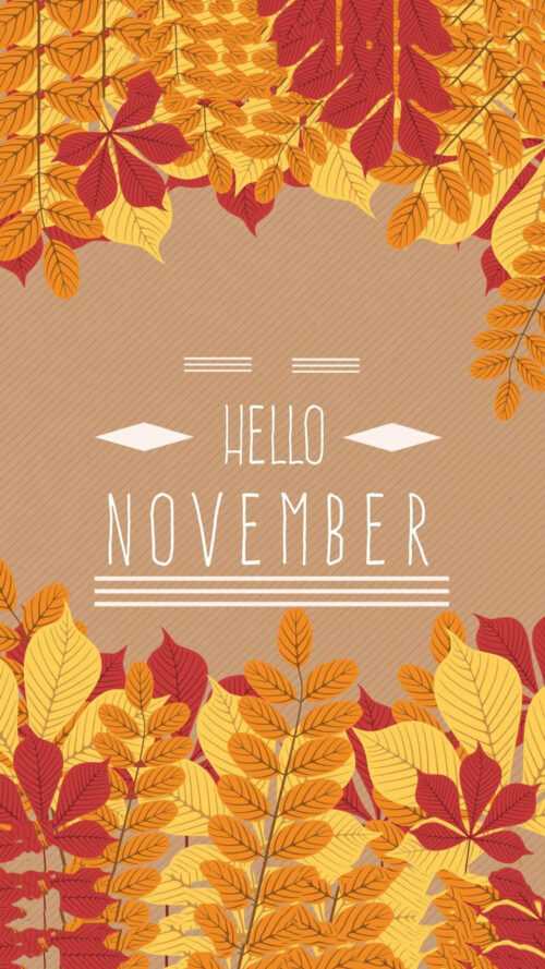 Hello November Wallpaper - iXpap