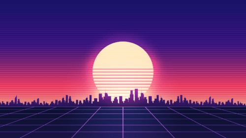 IPhone Synthwave Wallpaper - iXpap