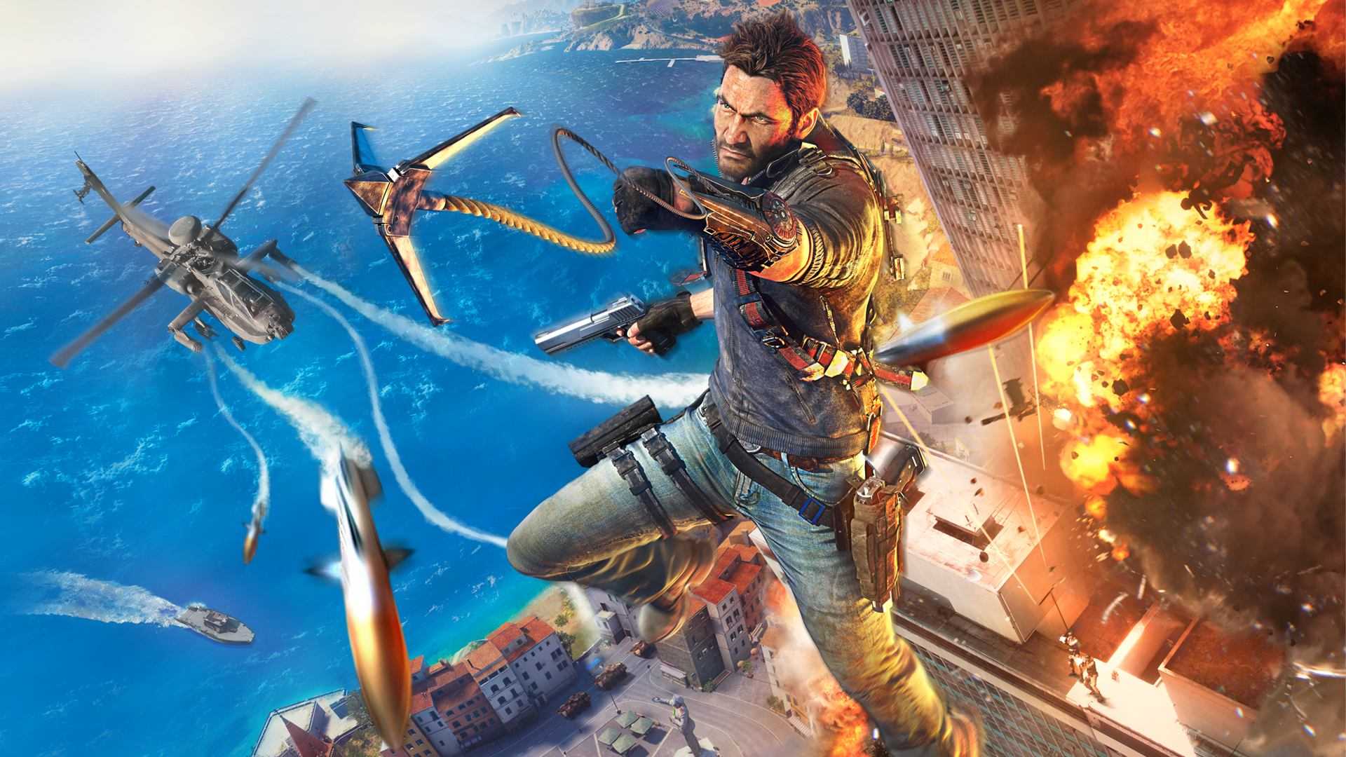 Видео обои на пк. Рико Родригес just cause 3. Игра just cause 4. Рико Родригес just cause 2. Игра just cause 3.