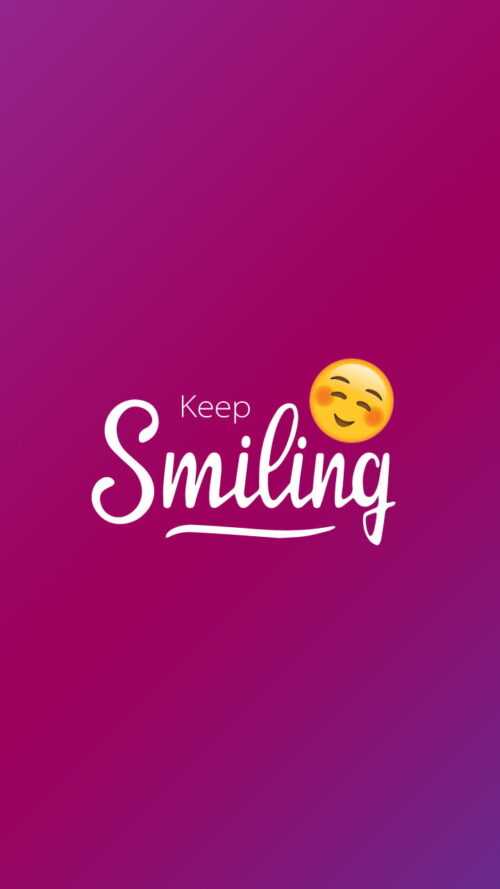 Keep Smiling Wallpaper - iXpap