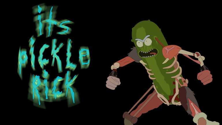 Pickle Rick Desktop Wallpaper IXpap