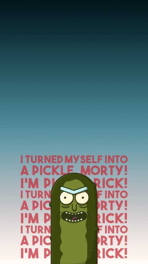 Pickle Rick Lockscreen - iXpap