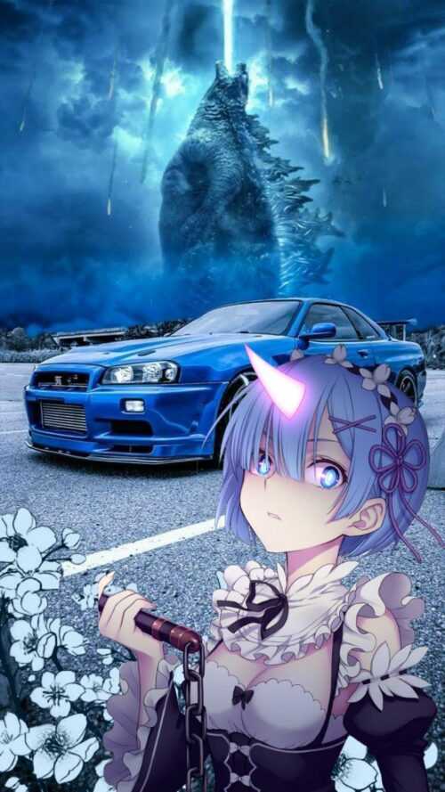 JDM Anime IPhone Wallpaper - iXpap