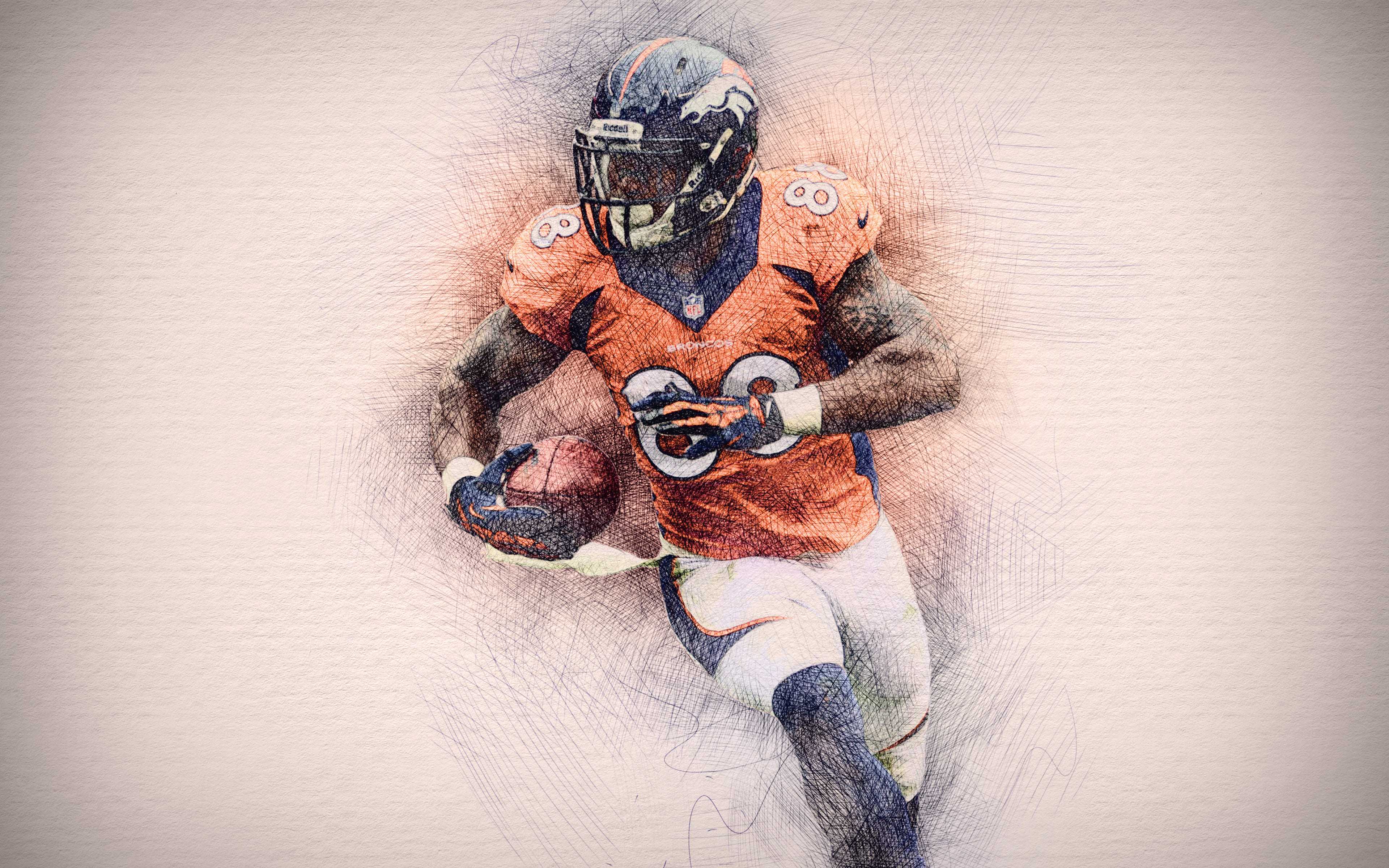 Demaryius Thomas Wallpaper - iXpap  Demaryius thomas, Football wallpaper,  Thomas