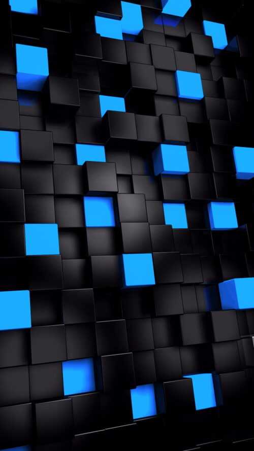 Black And Blue Wallpaper - iXpap