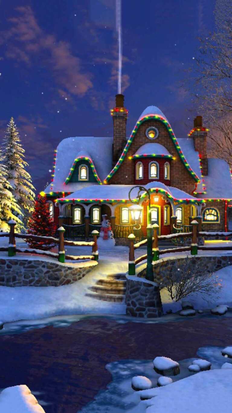 Christmas Scene Wallpaper - iXpap