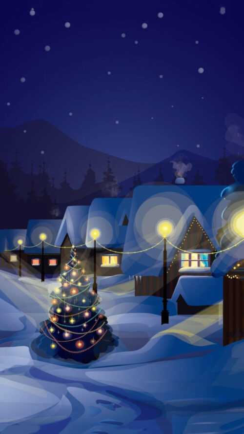 Christmas Scene Wallpaper - iXpap