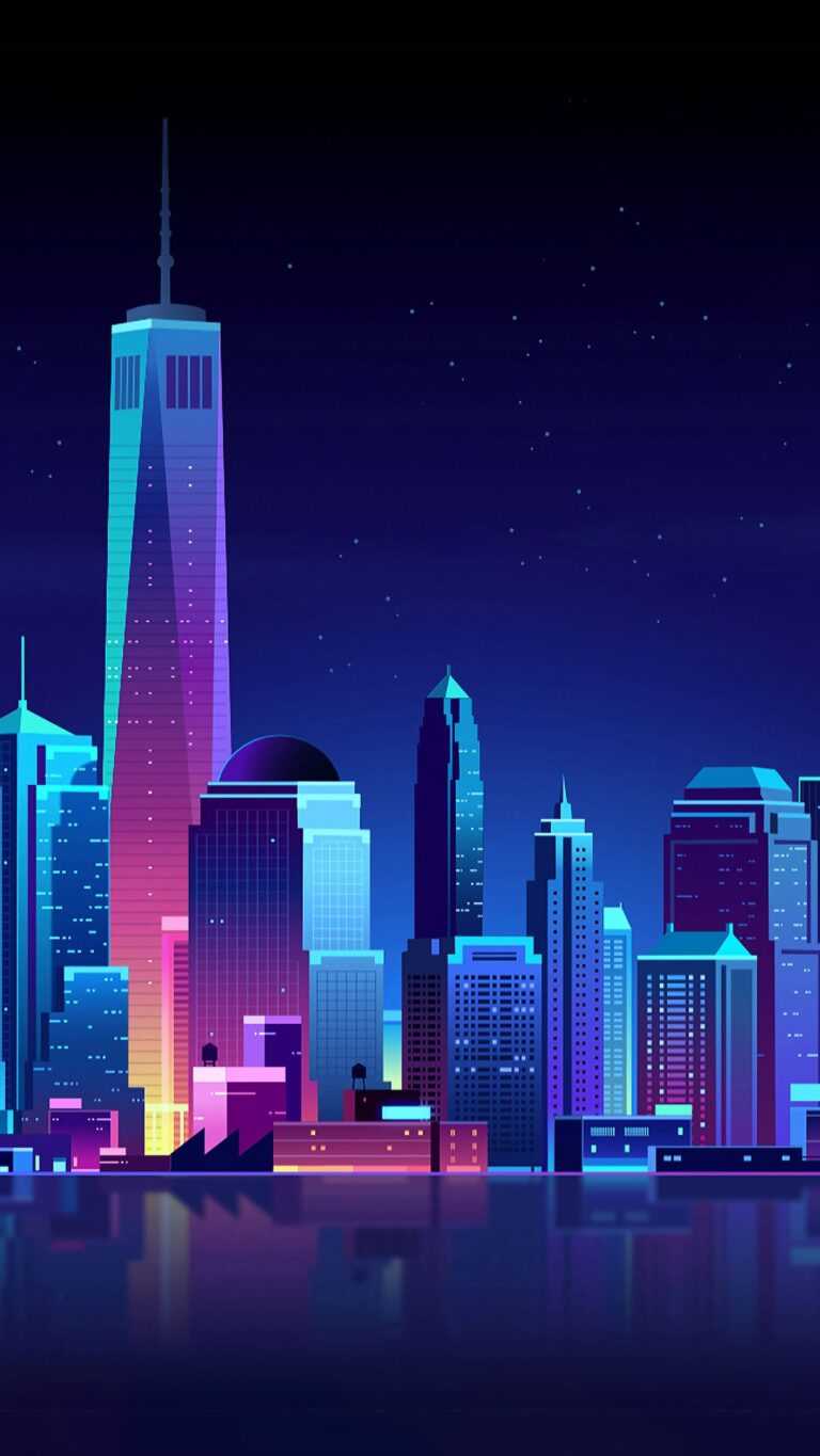 Neon City Wallpaper - iXpap