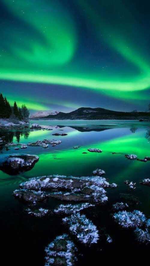 Northern Lights Background - iXpap