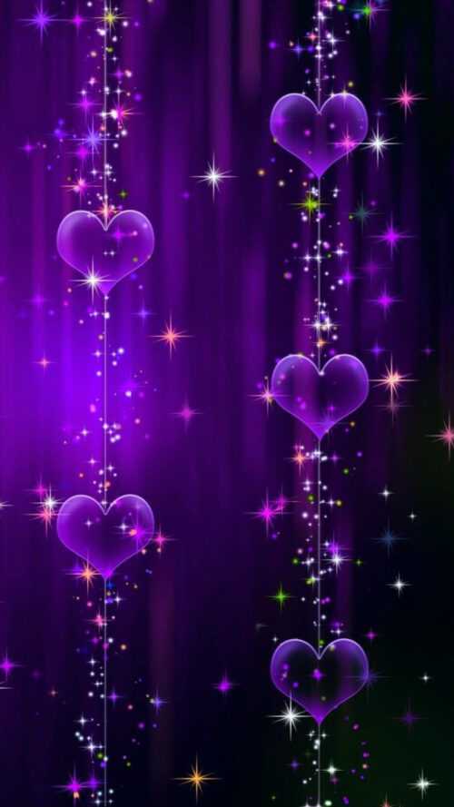 Purple Heart Wallpaper Iphone - Ixpap