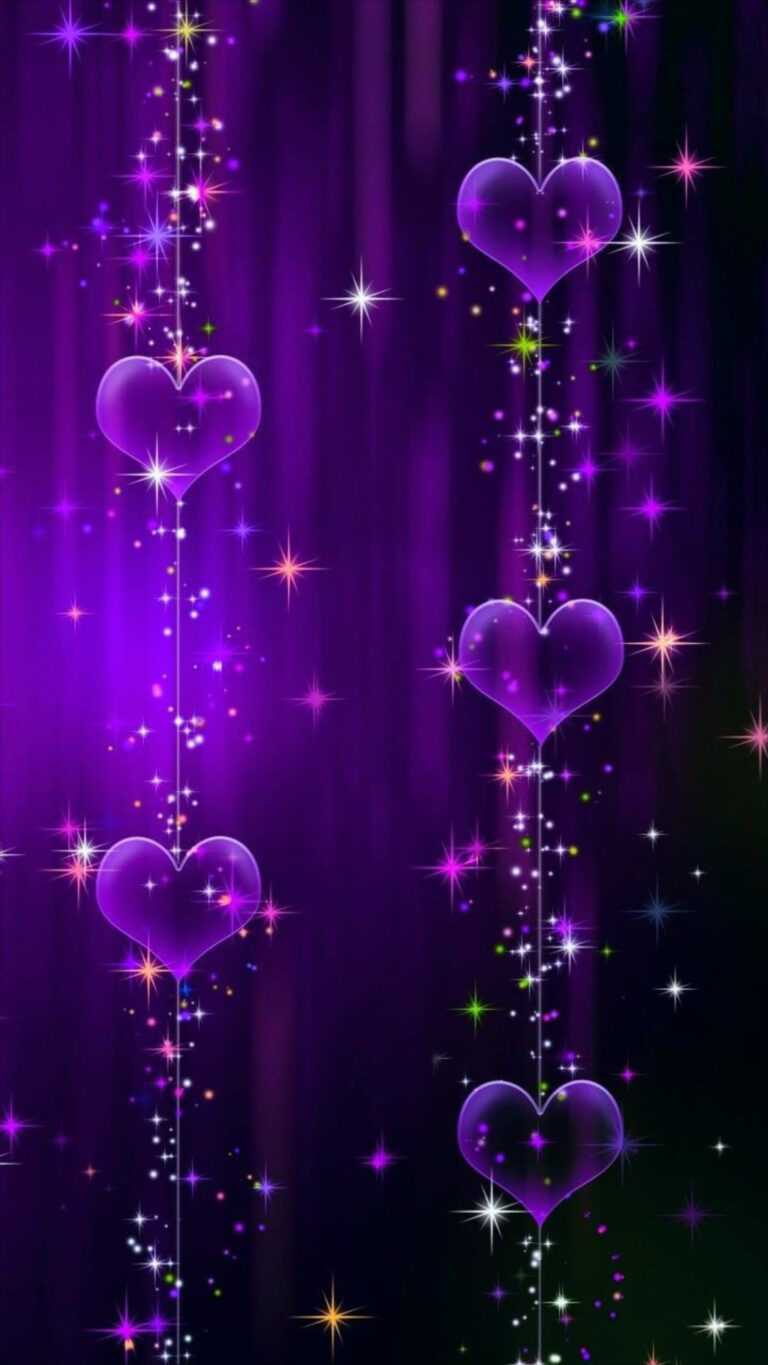 Purple Heart Wallpaper IPhone - iXpap