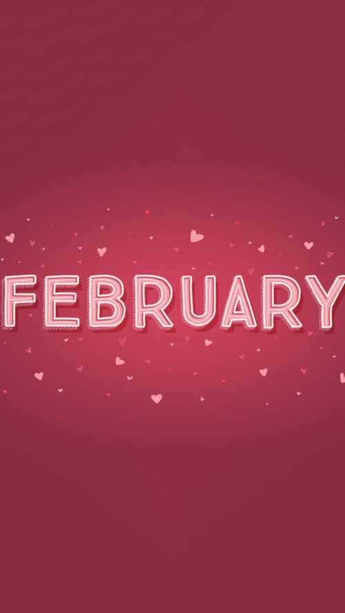 Hello February Wallpaper - iXpap