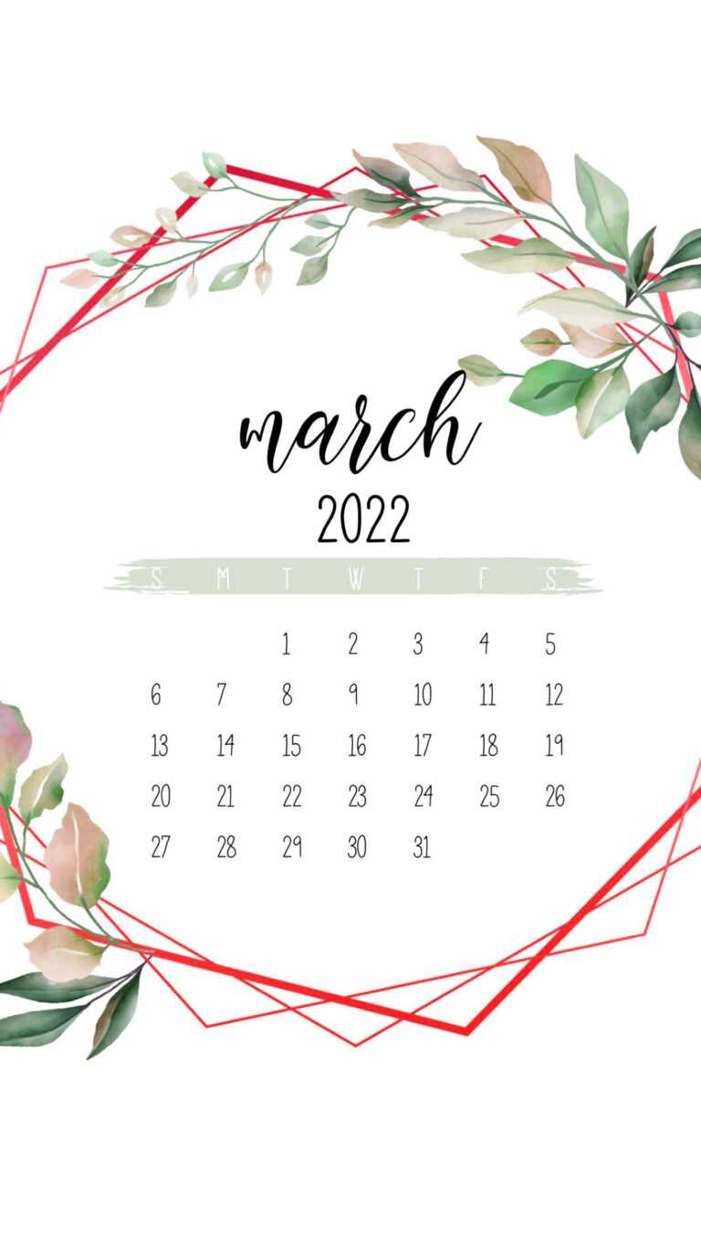 March 2022 Calendar Wallpaper - iXpap