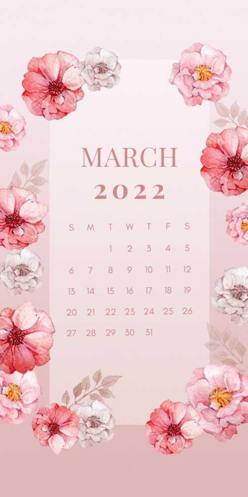 March 2022 Calendar Wallpaper - iXpap
