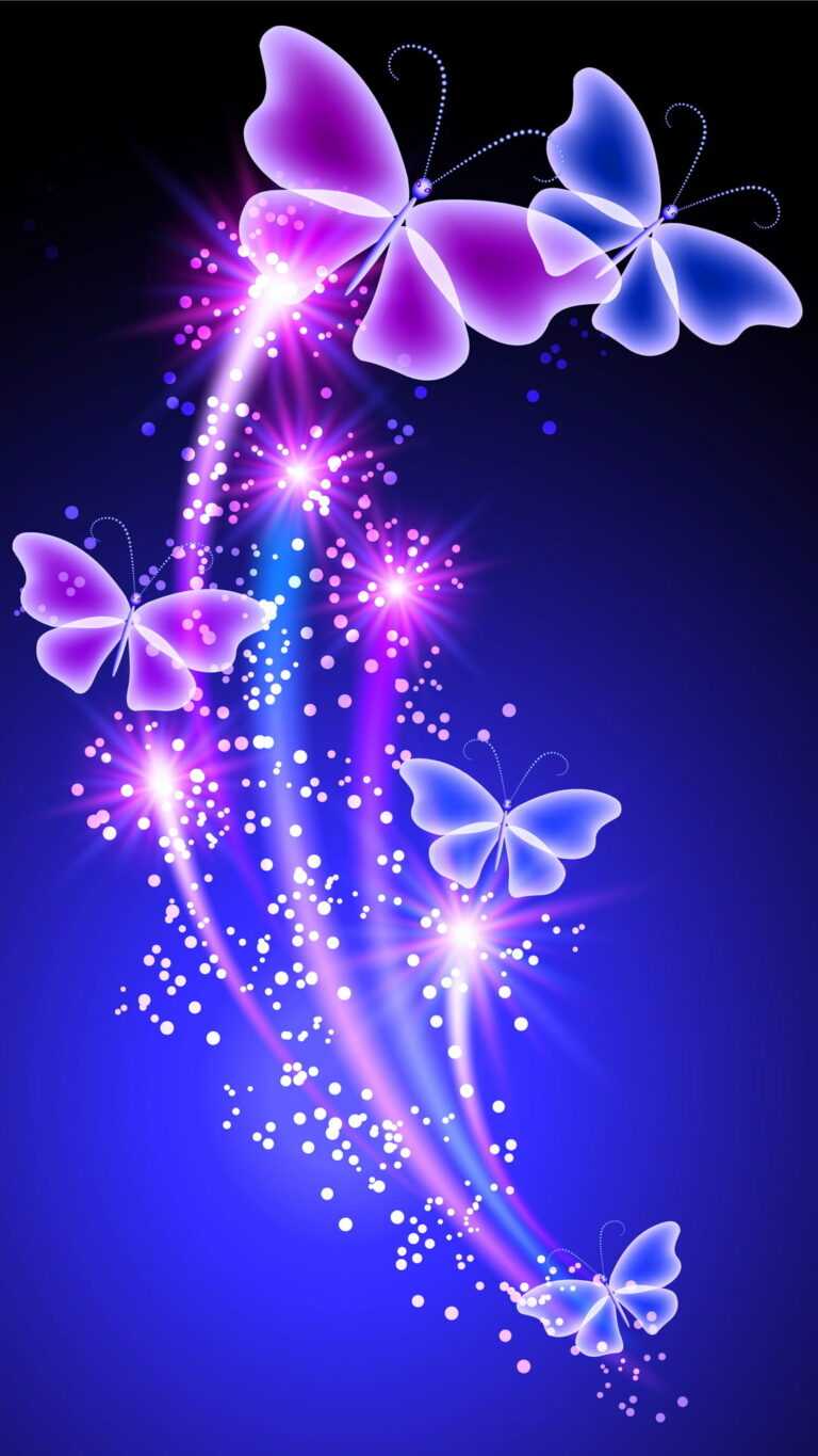 Purple Butterfly Wallpaper - iXpap