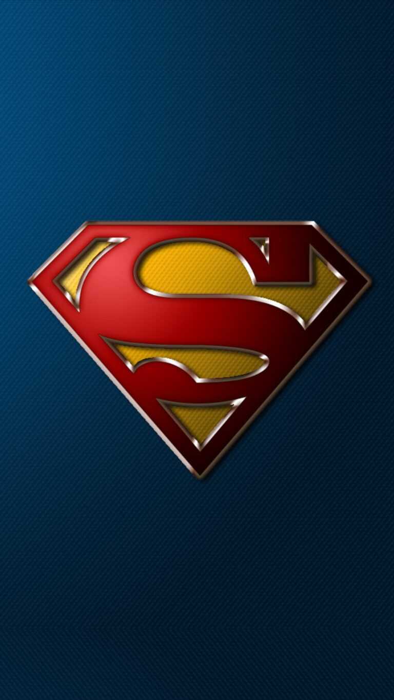 Superman Logo Wallpaper - iXpap