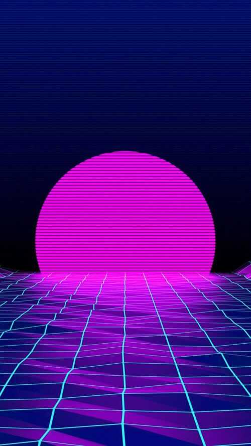 80s Synthwave Wallpaper - iXpap