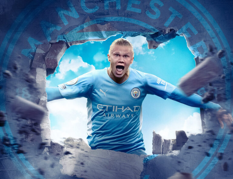 Haaland Man City Wallpaper - iXpap