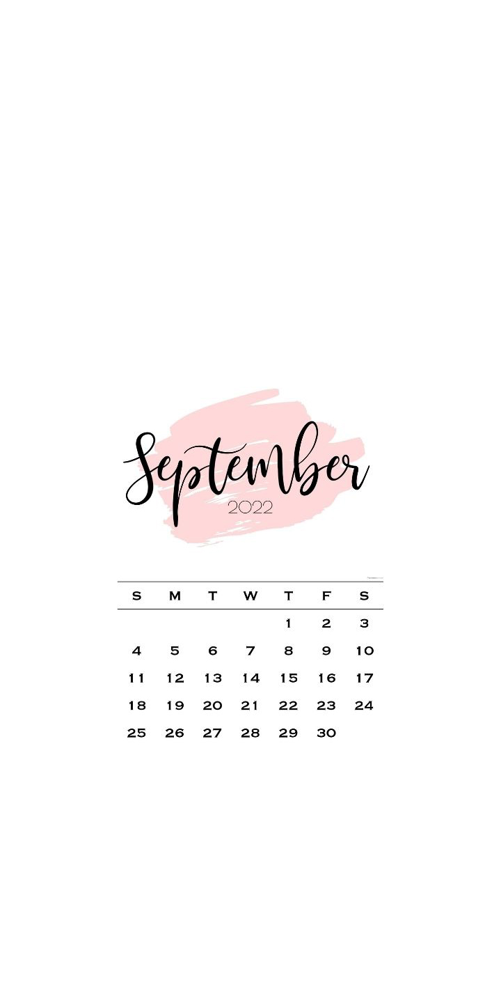 September Calendar Wallpaper 2022 Ixpap