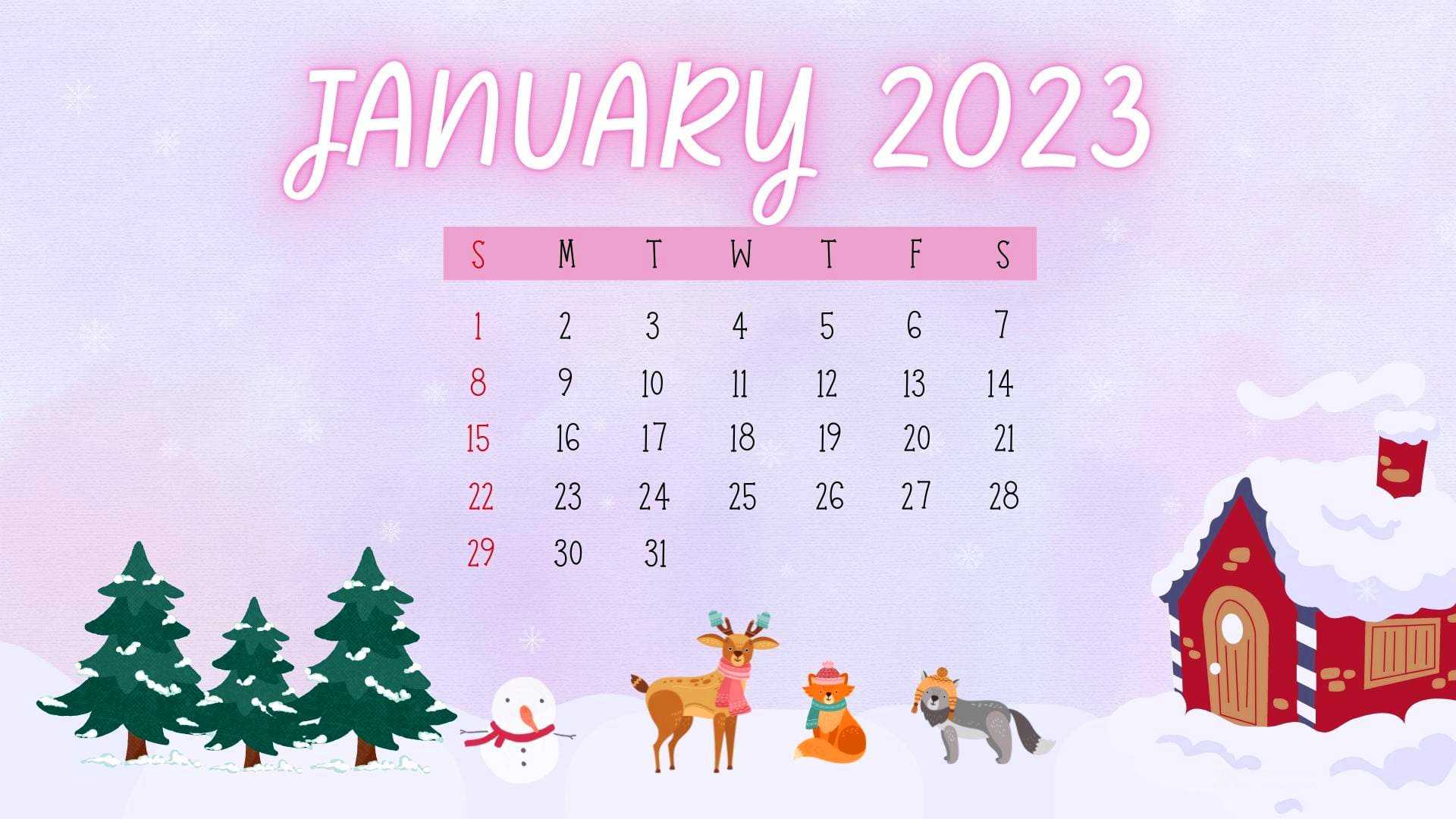 January 2023 Calendar Wallpaper Ixpap 8676