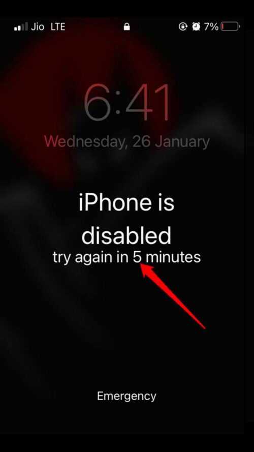 IPhone Is Disabled Wallpaper - iXpap