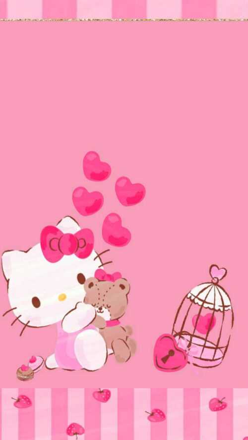 Hello Kitty Valentines Wallpaper - iXpap