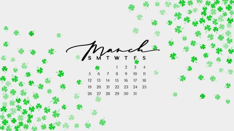 March Calendar 2023 Wallpaper - iXpap