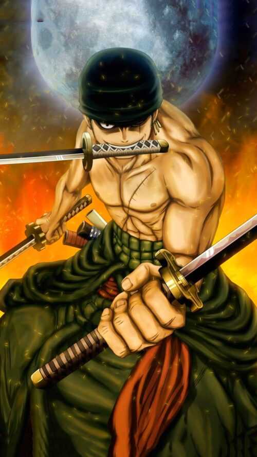 Zoro King Of Hell Wallpaper - iXpap