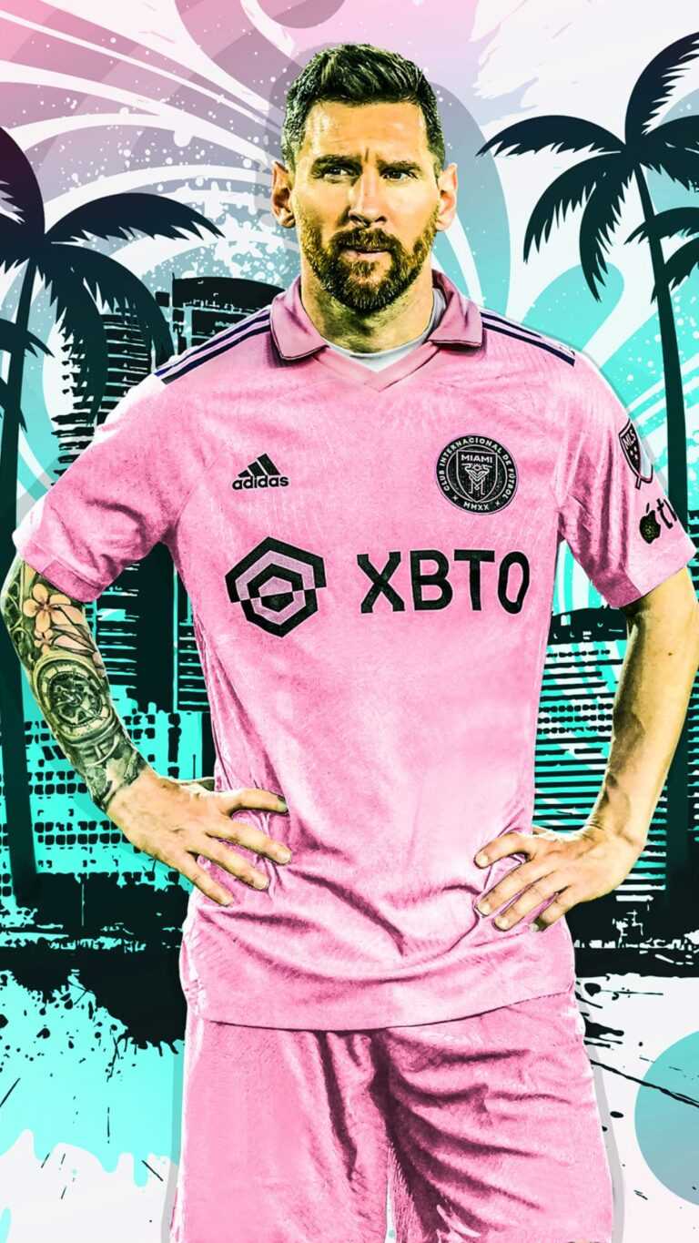 Messi Inter Miami Wallpaper - iXpap