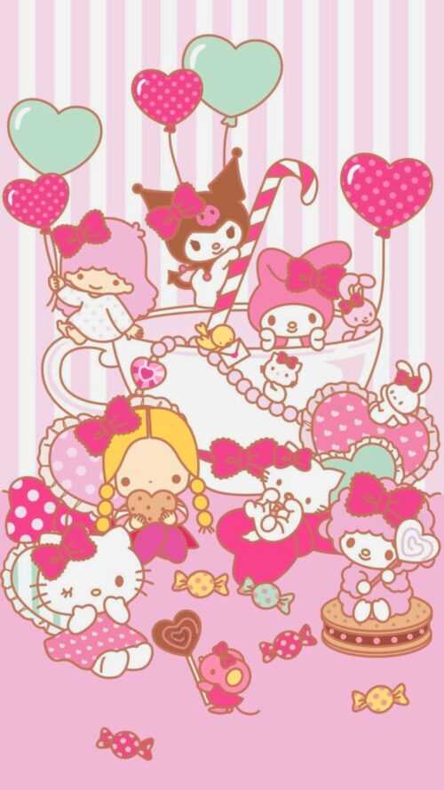 Hello Kitty And Friends Wallpaper - iXpap