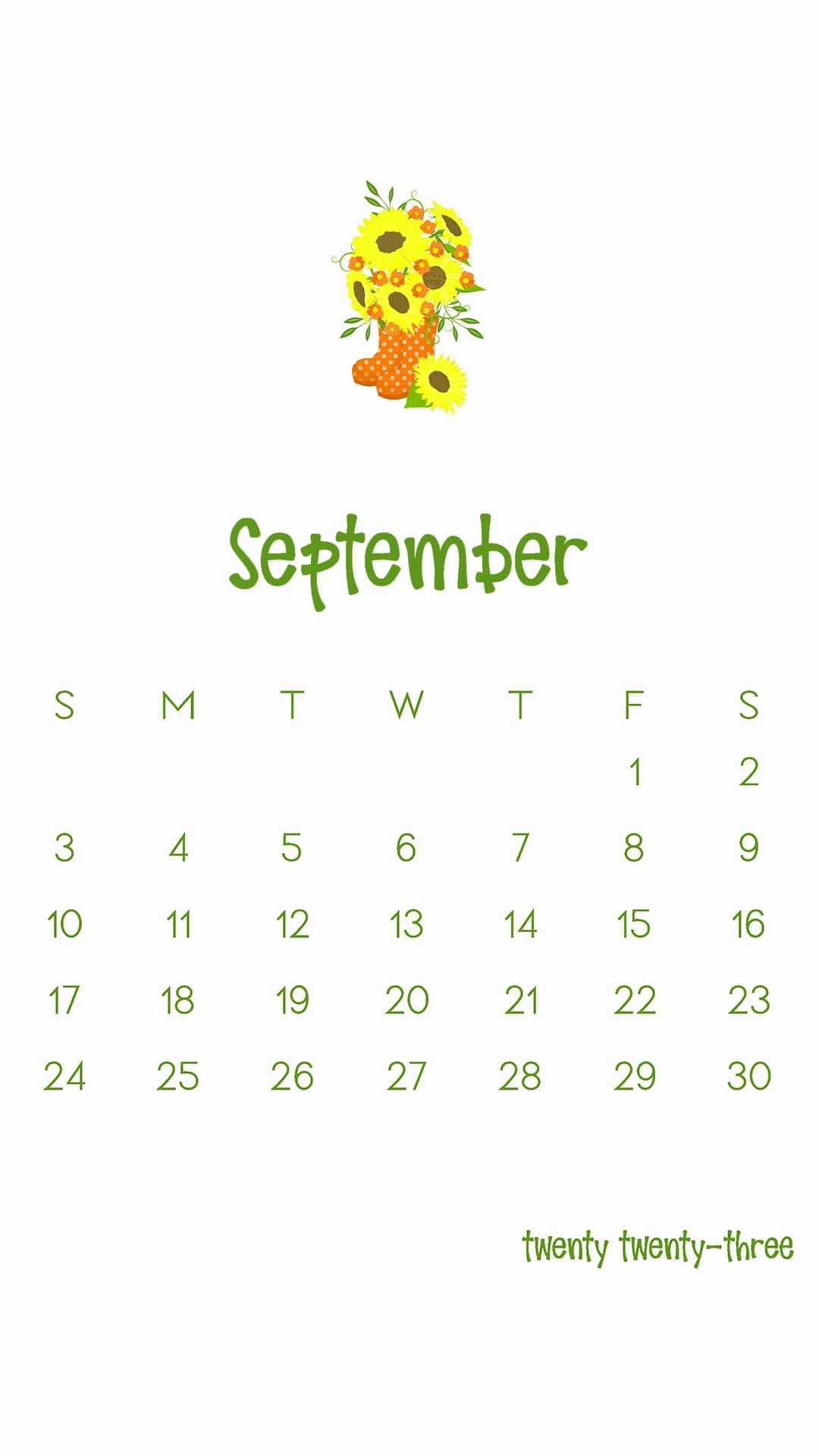September 2023 Calendar Wallpaper Ixpap