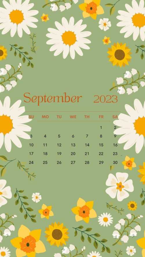 September 2023 Calendar Wallpaper - iXpap