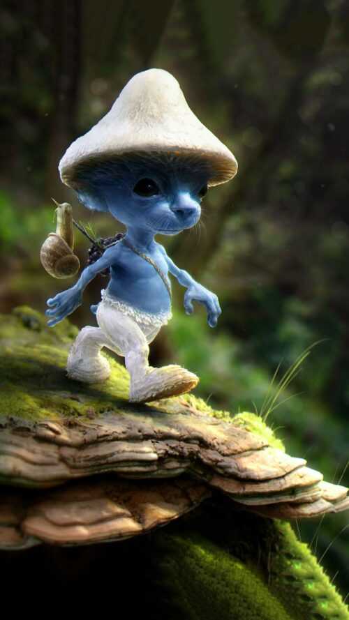 Smurf Cat Wallpaper - iXpap