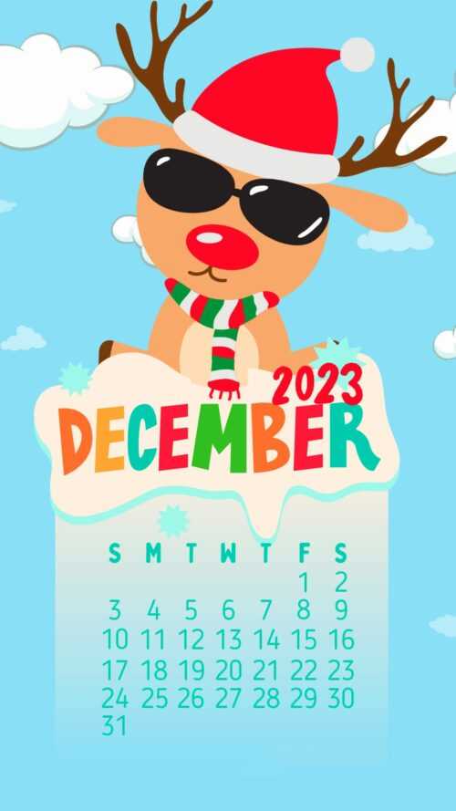 December Calendar Wallpaper 2023 iXpap