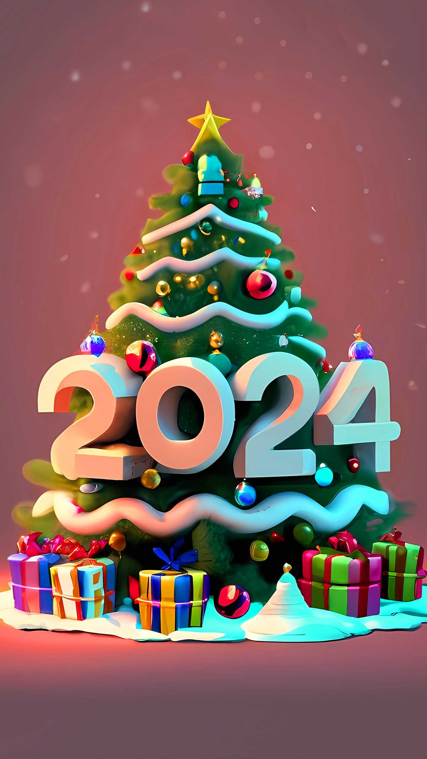 Happy New Year 2024 Wallpaper iXpap