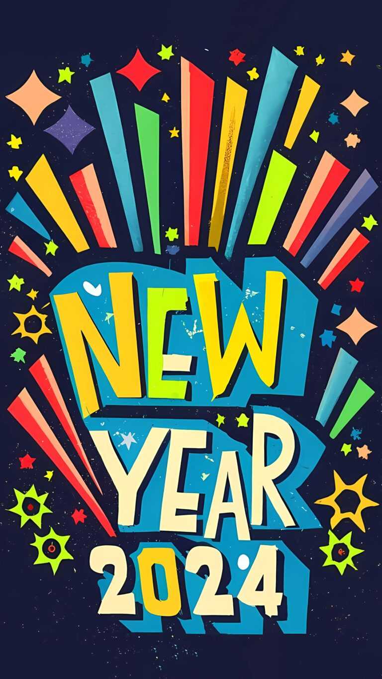Happy New Year 2024 Wallpaper iXpap