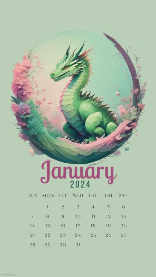 January 2024 Wallpaper iXpap