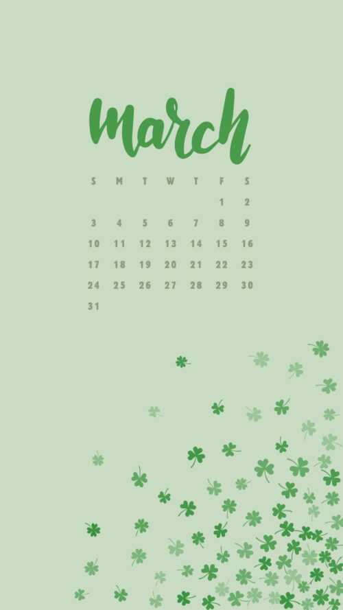 March 2024 Calendar Wallpaper - iXpap